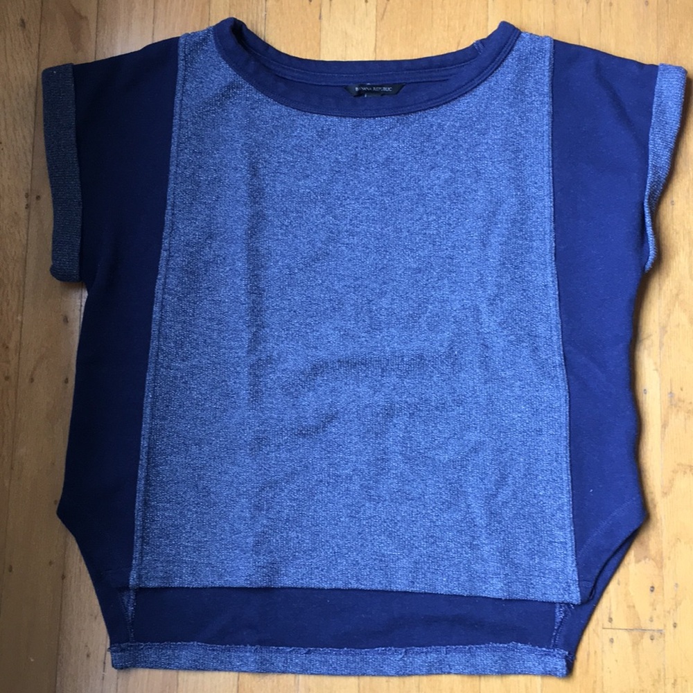 Banana Republic Boxy Short Sleeved Sweatshirt